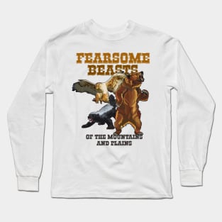 Almost Heroes - Fearsome Beasts of the Mountains and Plains Long Sleeve T-Shirt